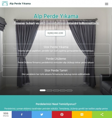 Alp Çorlu Perde Yıkama