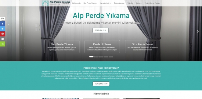 Alp Çorlu Perde Yıkama
