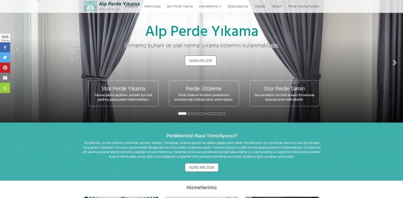 Alp Çorlu Perde Yıkama